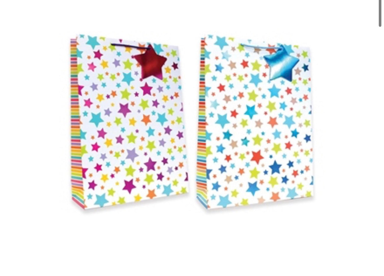 Gift Bag - Stars Design - X Large 1 pc