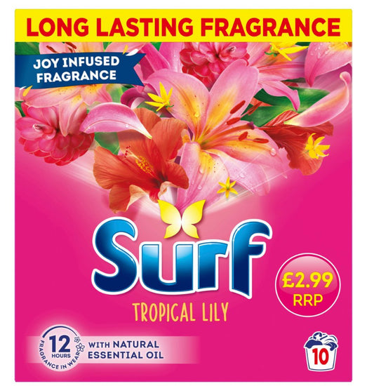 Lessive Surf Fleur de Tiaré 10 lavages 500 g