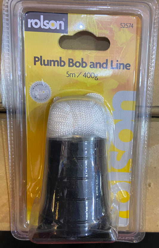 ROLSON PLUMB BOB AND LINE 4m/400g