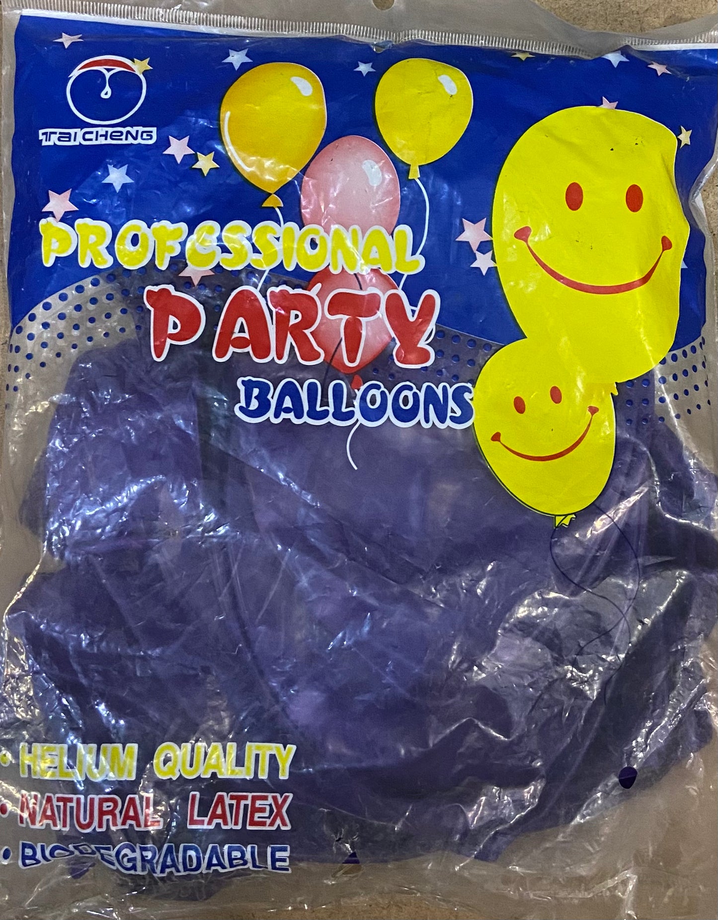 PROFESSIONAL PARTY BALLOONS PURPLE