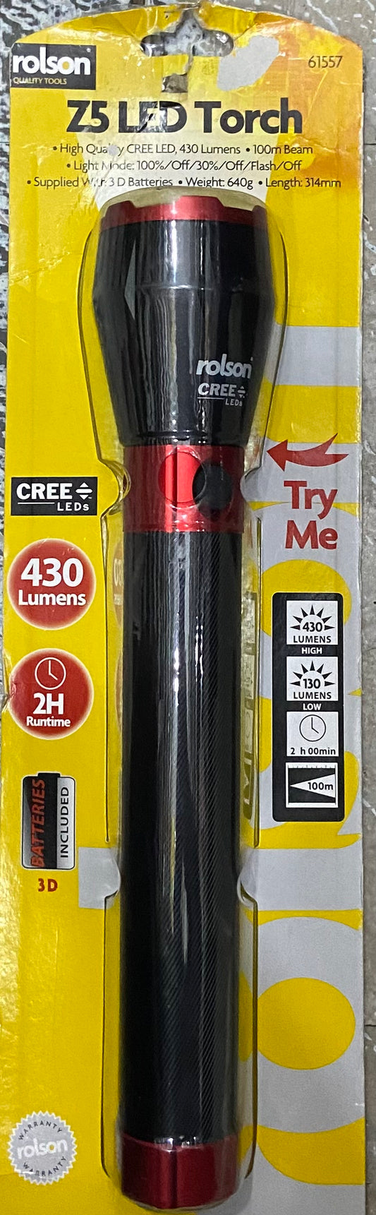ROLSON Z5 LED TORCH