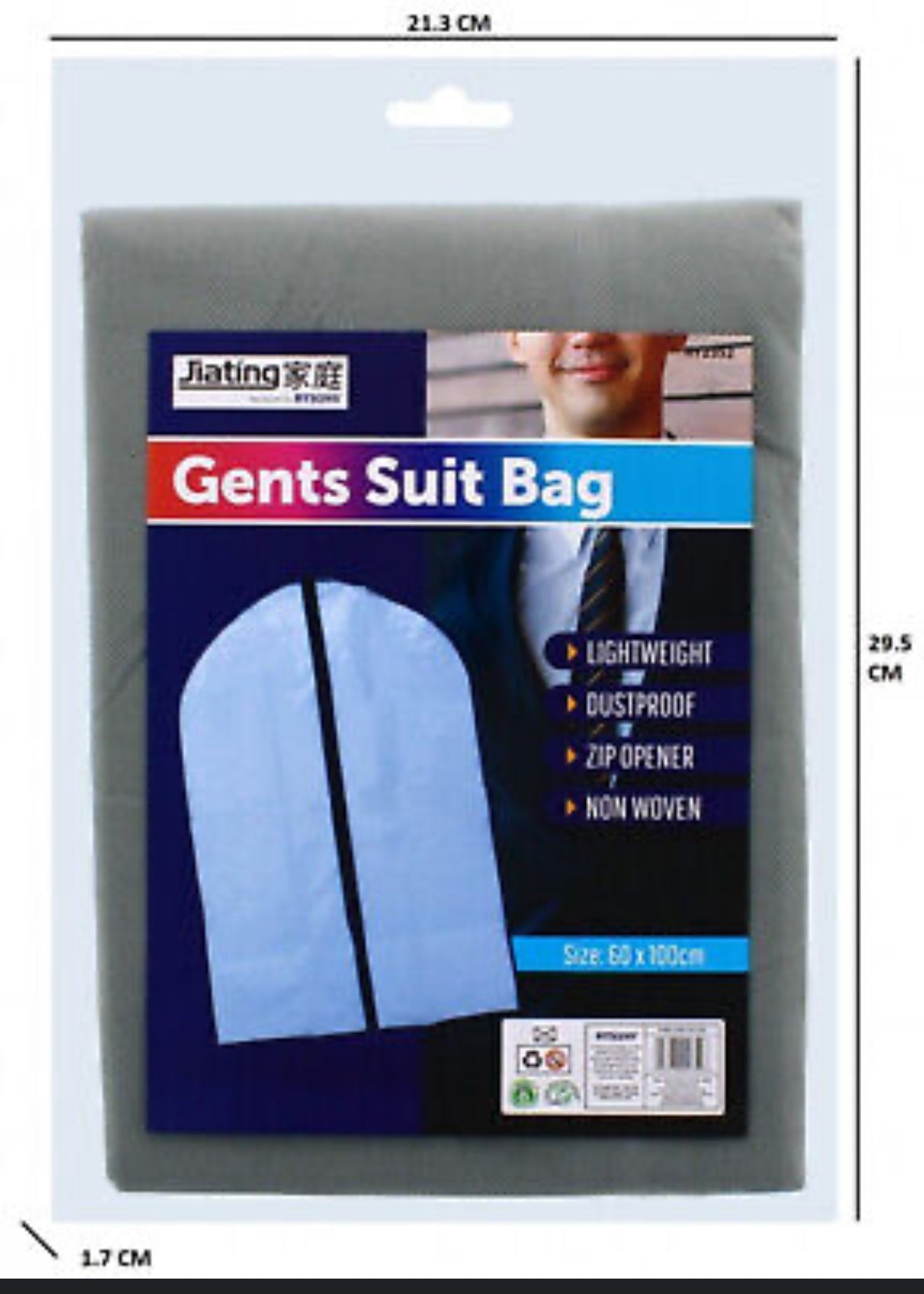 GENTS SUIT BAG 60x100cm