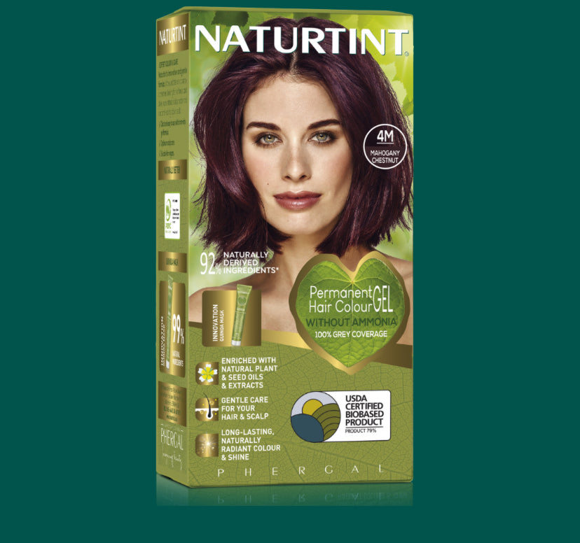 NATURTINT COLORATION PERMANENTE EN GEL 4M CHÂTAIN ACAJOU – 170ML