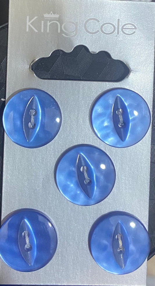 KING COLE BUTTON X5