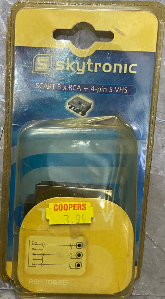 SCART 3xRCA+4-pin S-VHS