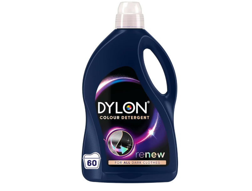 Dylon Black & Dark Detergent (60 Wash Loads), Liquid Laundry Detergent for all Black & Dark Clothes 3L