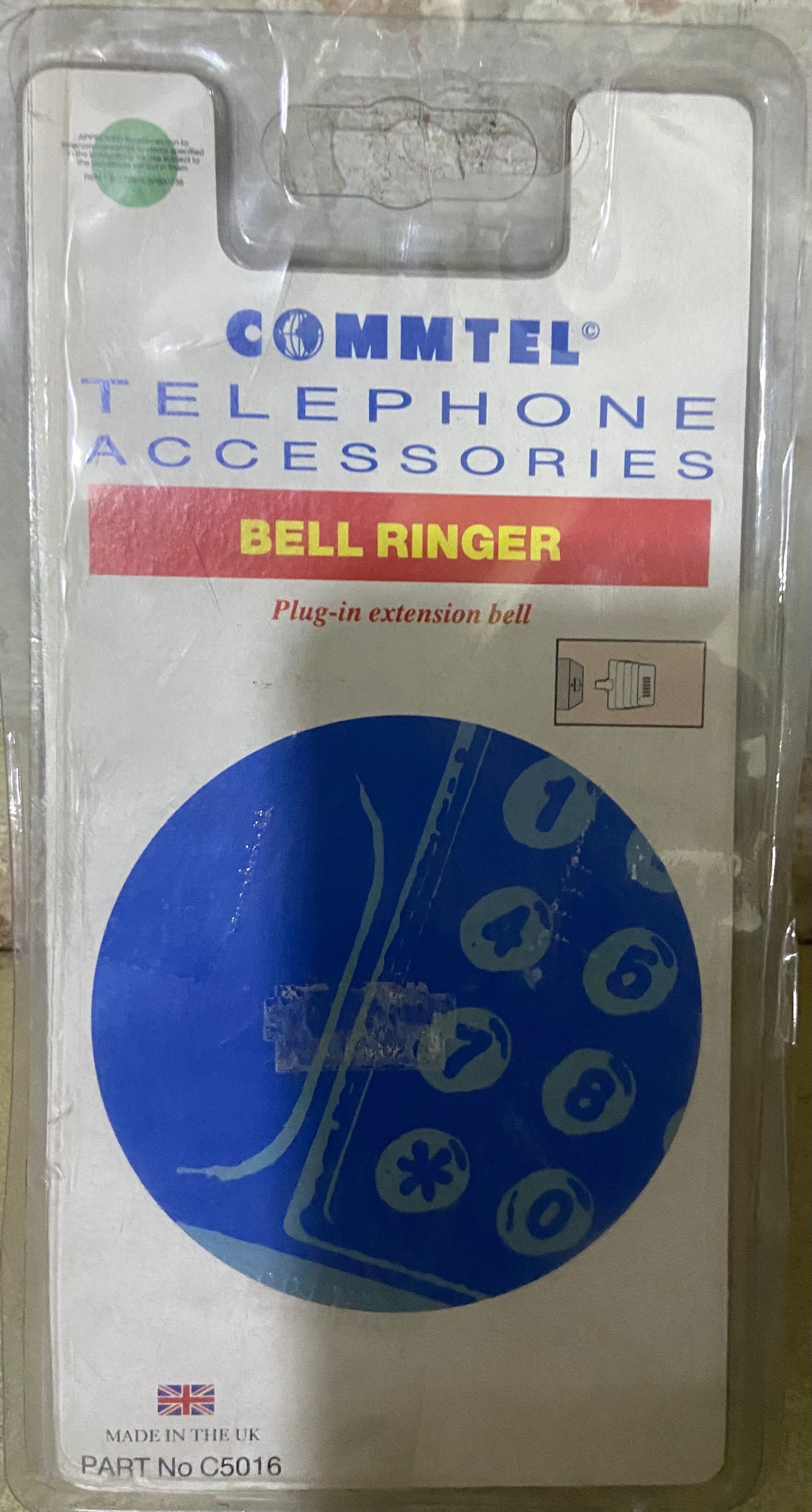 BELL RINGER PLUG-IN EXTENSION BELL
