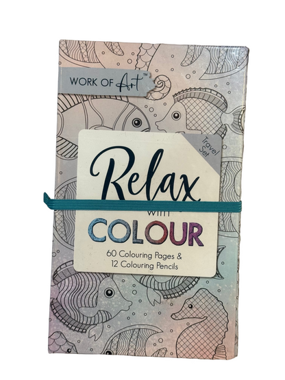 Tallon : Kit de voyage pour livre de coloriage adulte