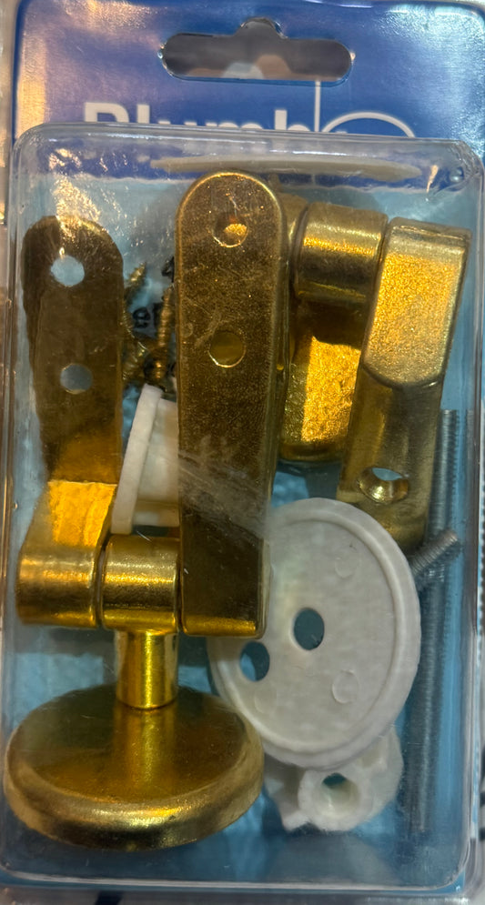 PLUMBTOILET SEAT FITTING HINGES BRASSED