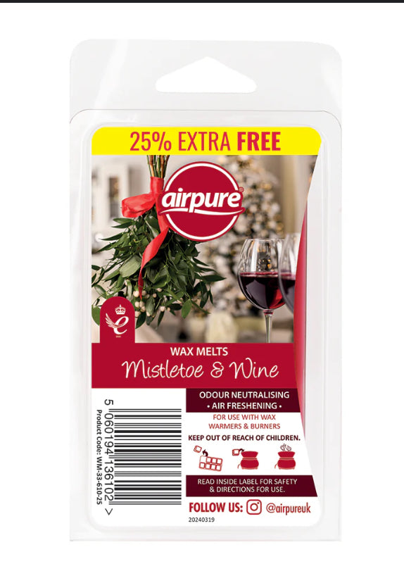 AIRPURE CIRE PARFUMÉE HOLLY & VIN CHAUD