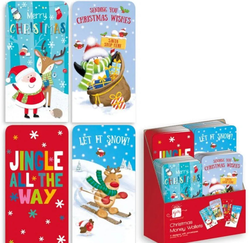 PORTEFEUILLES DE NOËL CONTEMPORAINS 4 MODÈLES