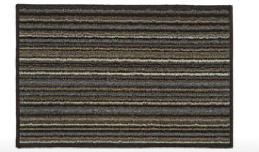 Paillasson JVL Arona lavable en machine avec dos en latex, 40x60cm