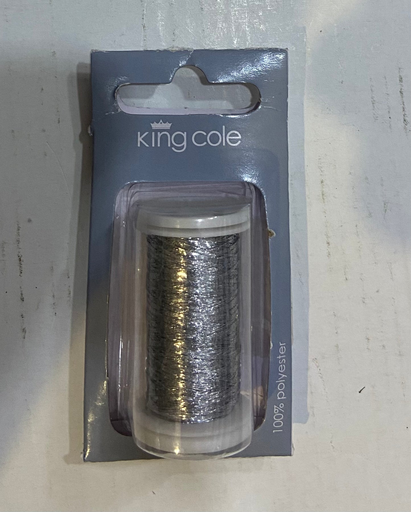 FIL MÉTALLISÉ KING COLE 100m ARGENT