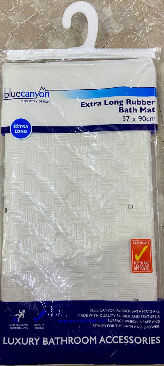 TAPIS DE BAIN EN CAOUTCHOUC EXTRA LONG BLUECANYON 37x90cm