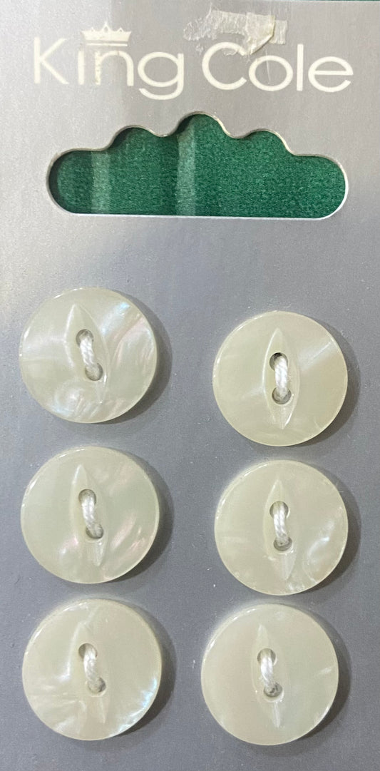 KING COLE BUTTON x6