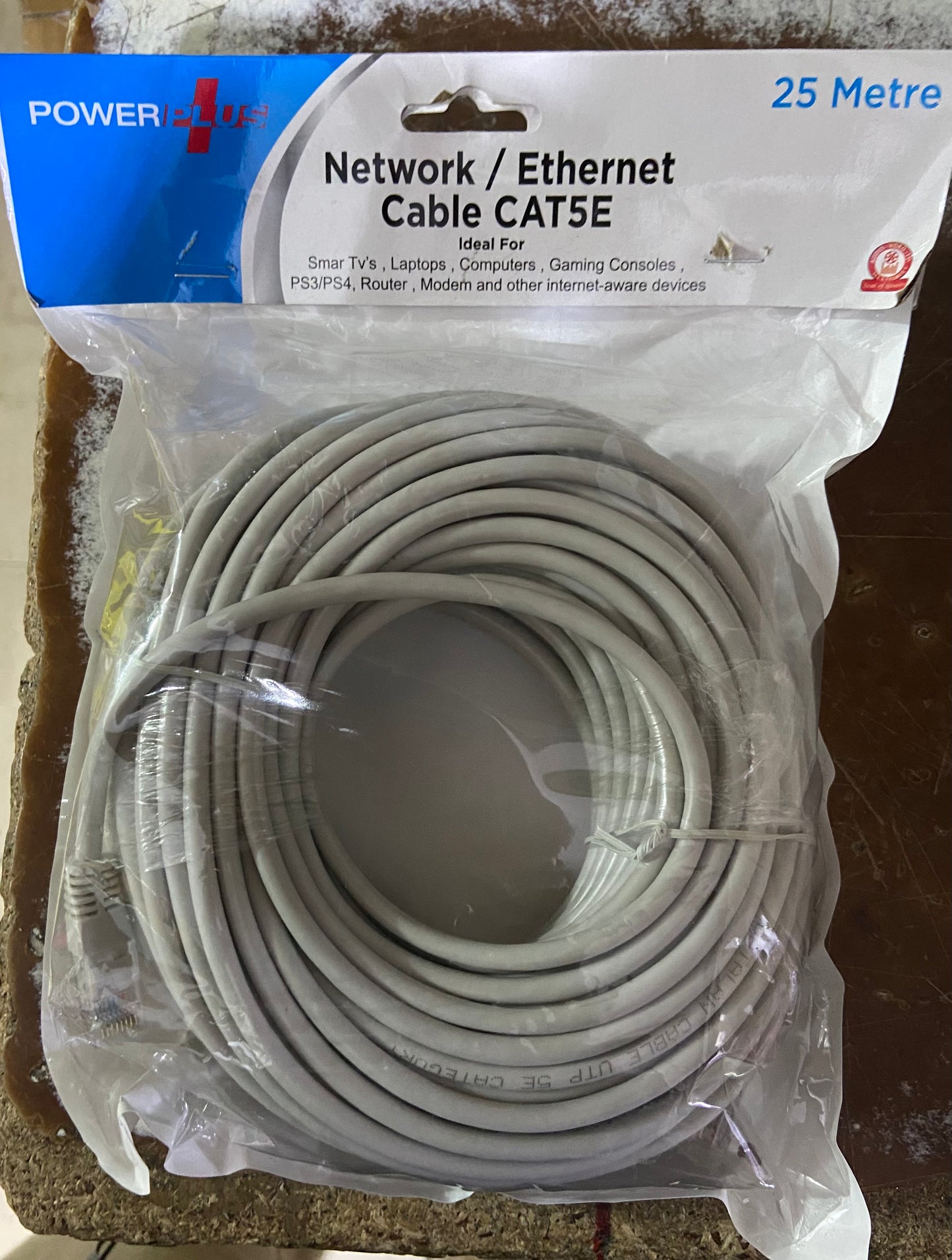 CÂBLE RÉSEAU/ETHERNET CAT5E 25M