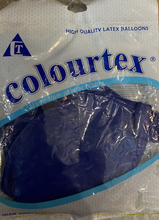 COLOURTEX HIGH QUALITY LATEX BALLOONS DARK BLUE