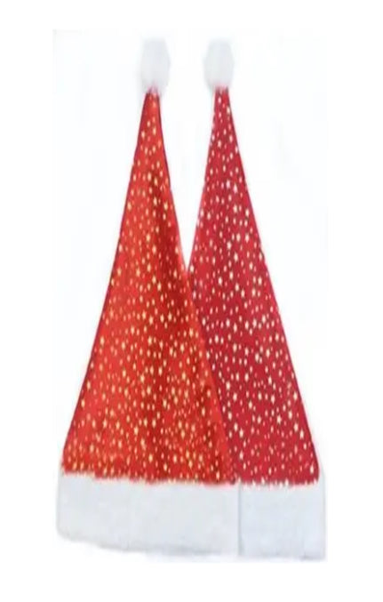 CHRISTMAS PRINTED SANTA HAT
