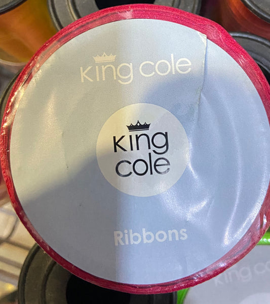 RUBAN DE SATIN DOUBLE FACE KING COLE 25mm-3M