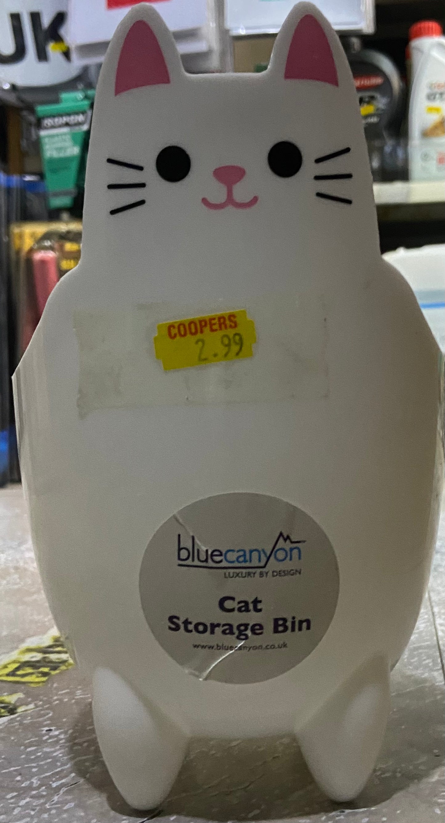 BLUECANYON CAT STORAGE BIN