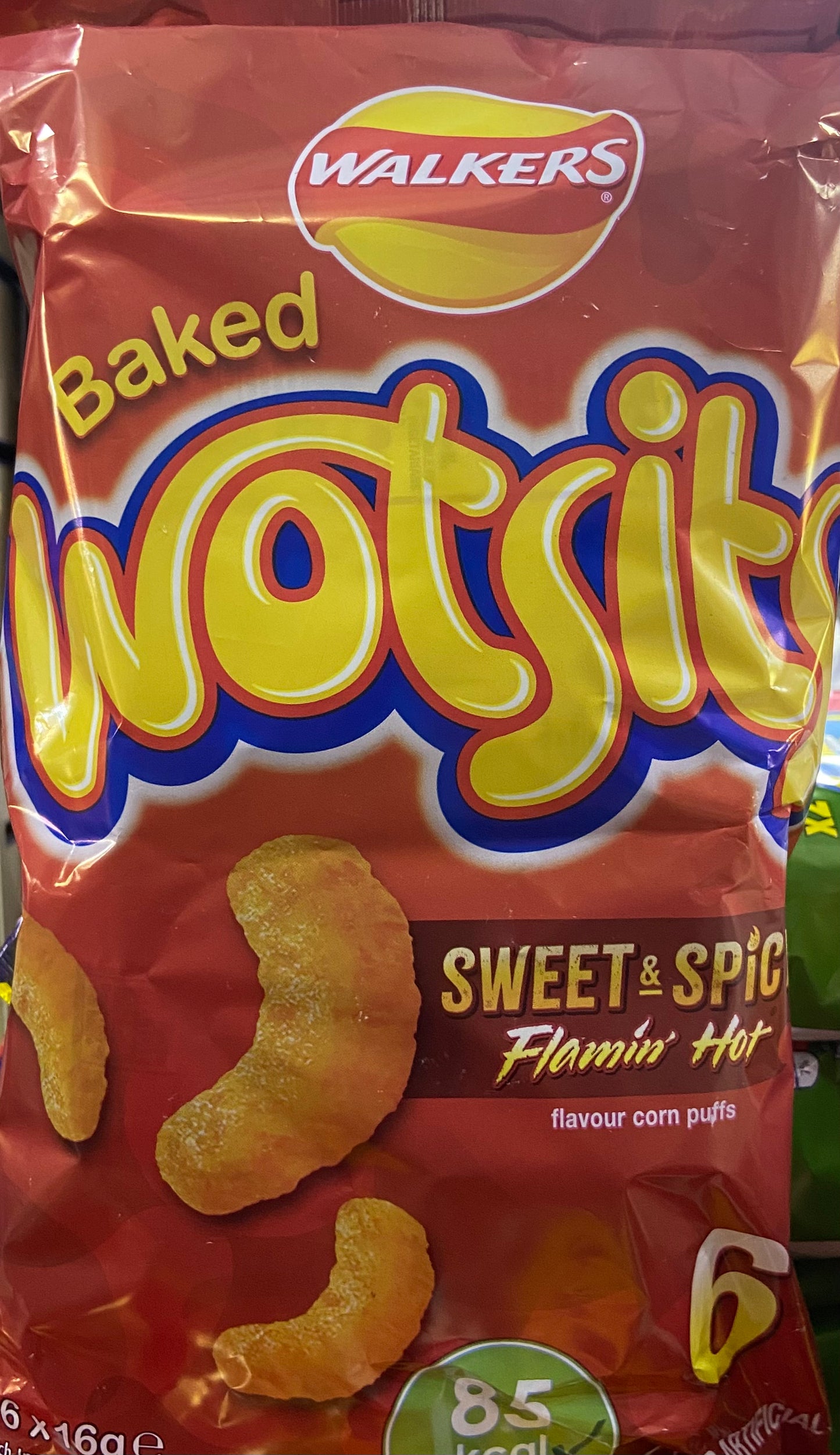 Walkers Wotsits Flaming Hot Multipack Crisps