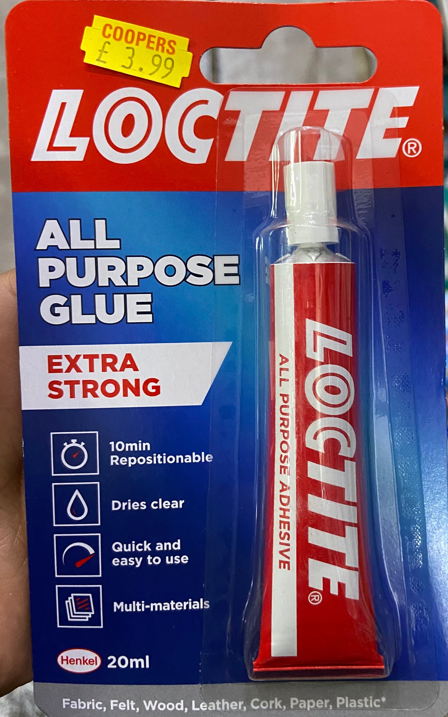 ALL PURPOSE GLUE EXTRA STRONG 20ml