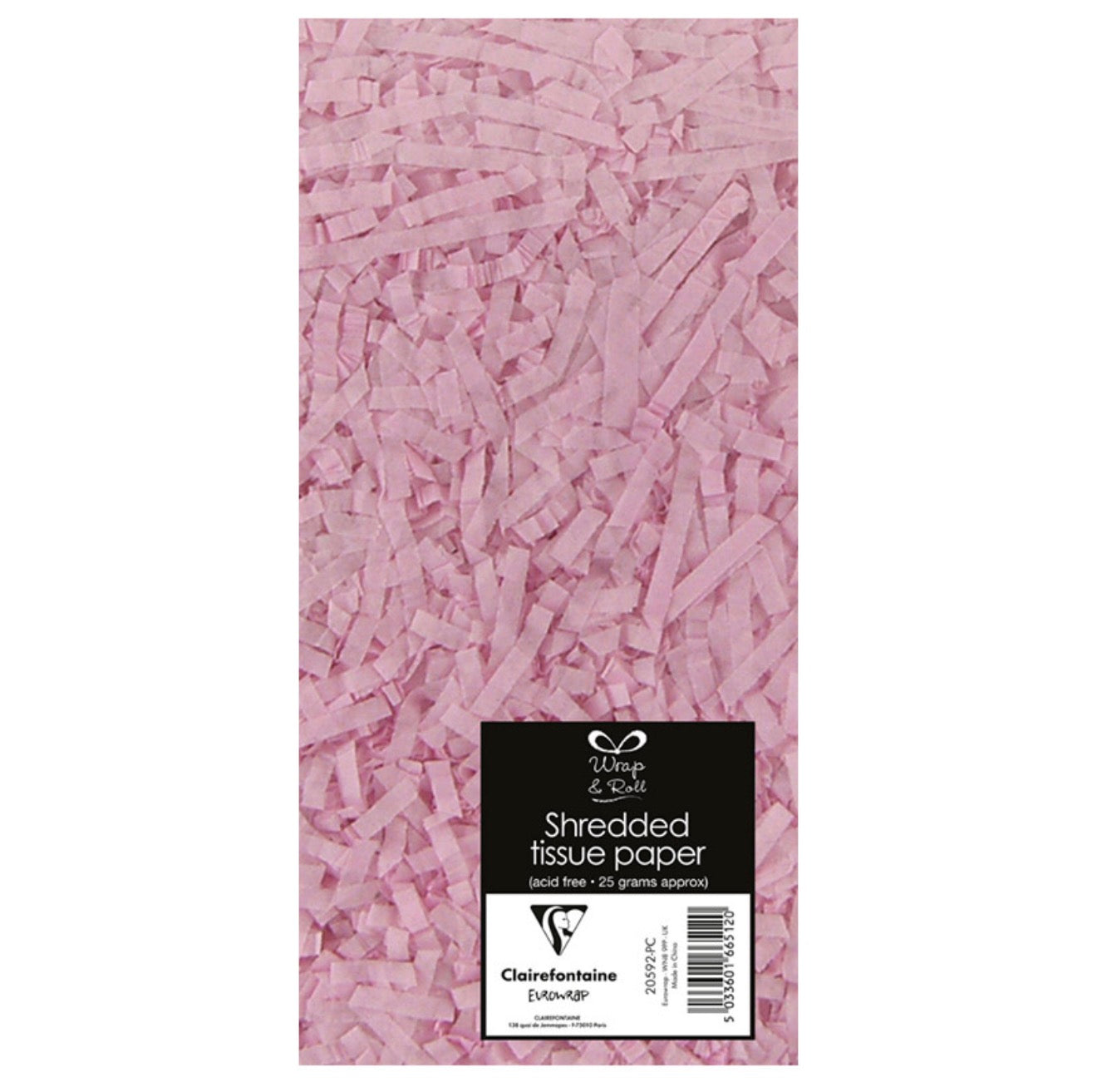 PAPIER DE SOIE DÉCOUPÉ ROSE 25g
