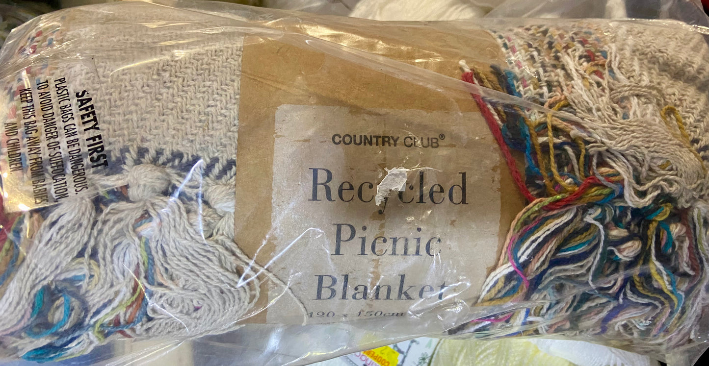COUNTRY CLUB RECYCLED PICNIC BLANKET 120x150cm