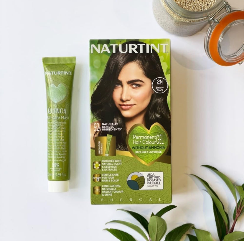 NATURTINT Permanent Hair Colour 2N Brown-Black