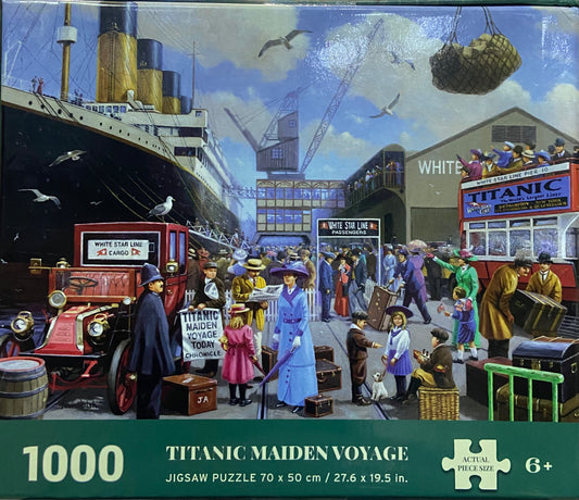 NOSTALGIA TITANIC MAIDEN VOYAGE JIGSAW PUZZLE 70x50cm