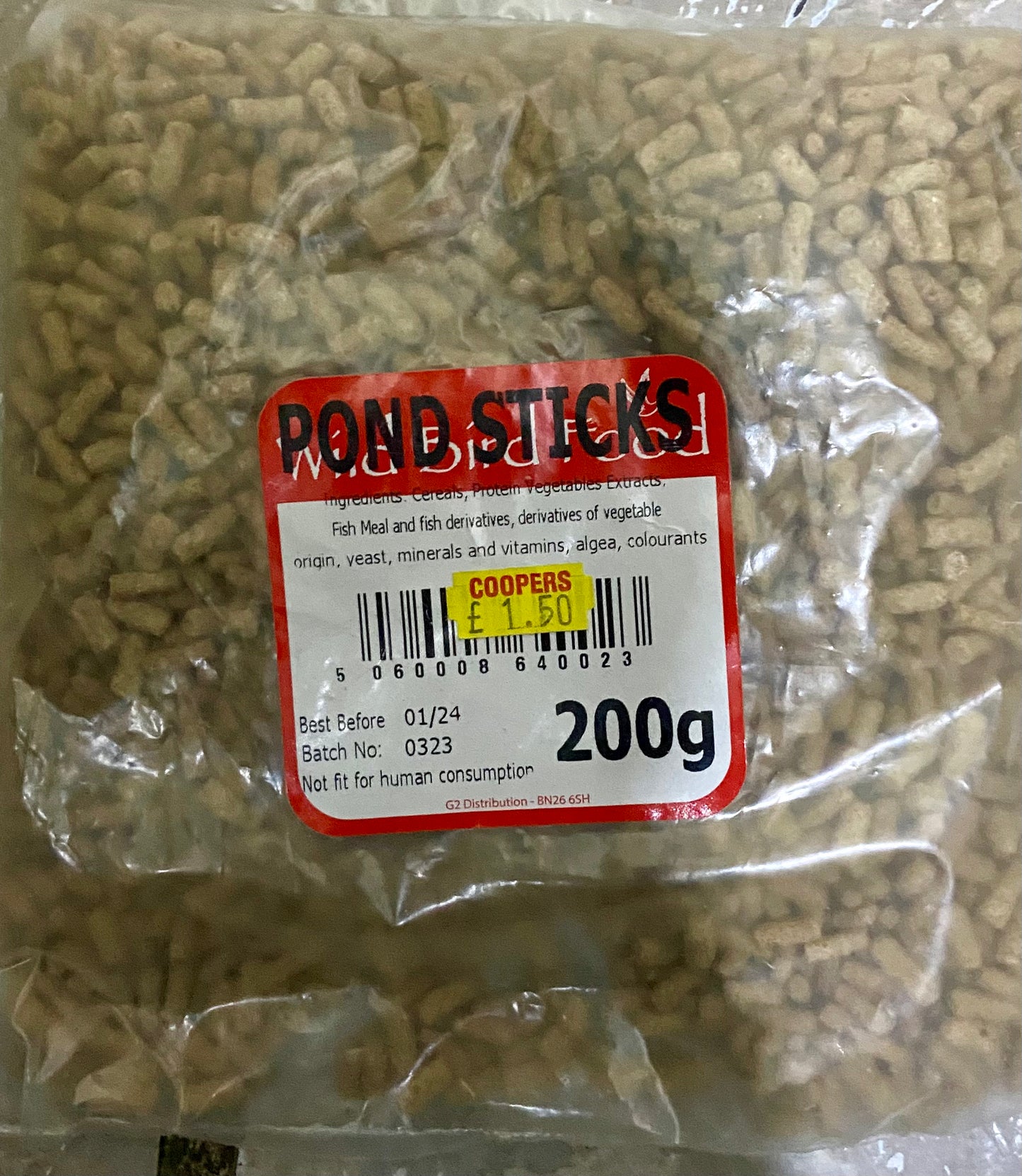 ALIMENTS POUR OISEAUX SAUVAGES EN BÂTONNETS POUR ÉTANG 200g