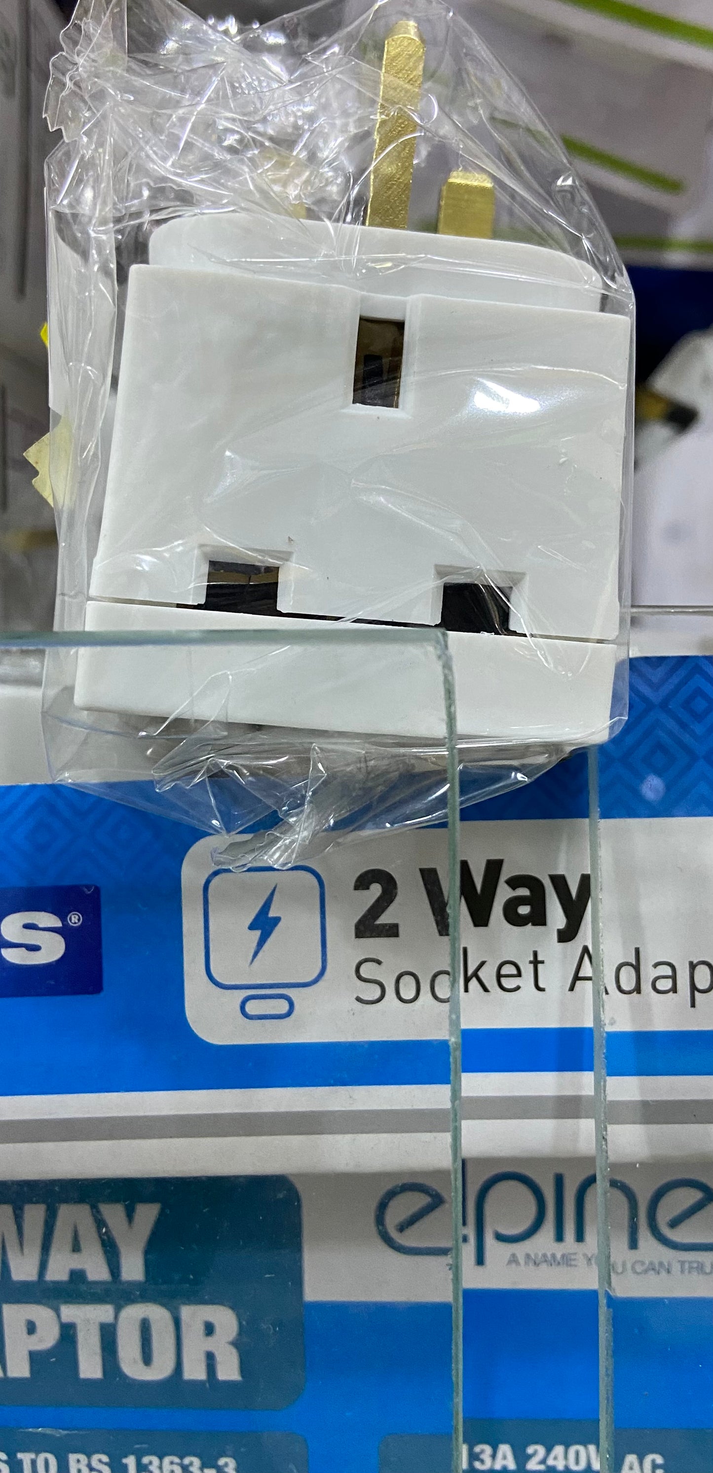 STATUS 2WAY SOCKET ADAPTOR