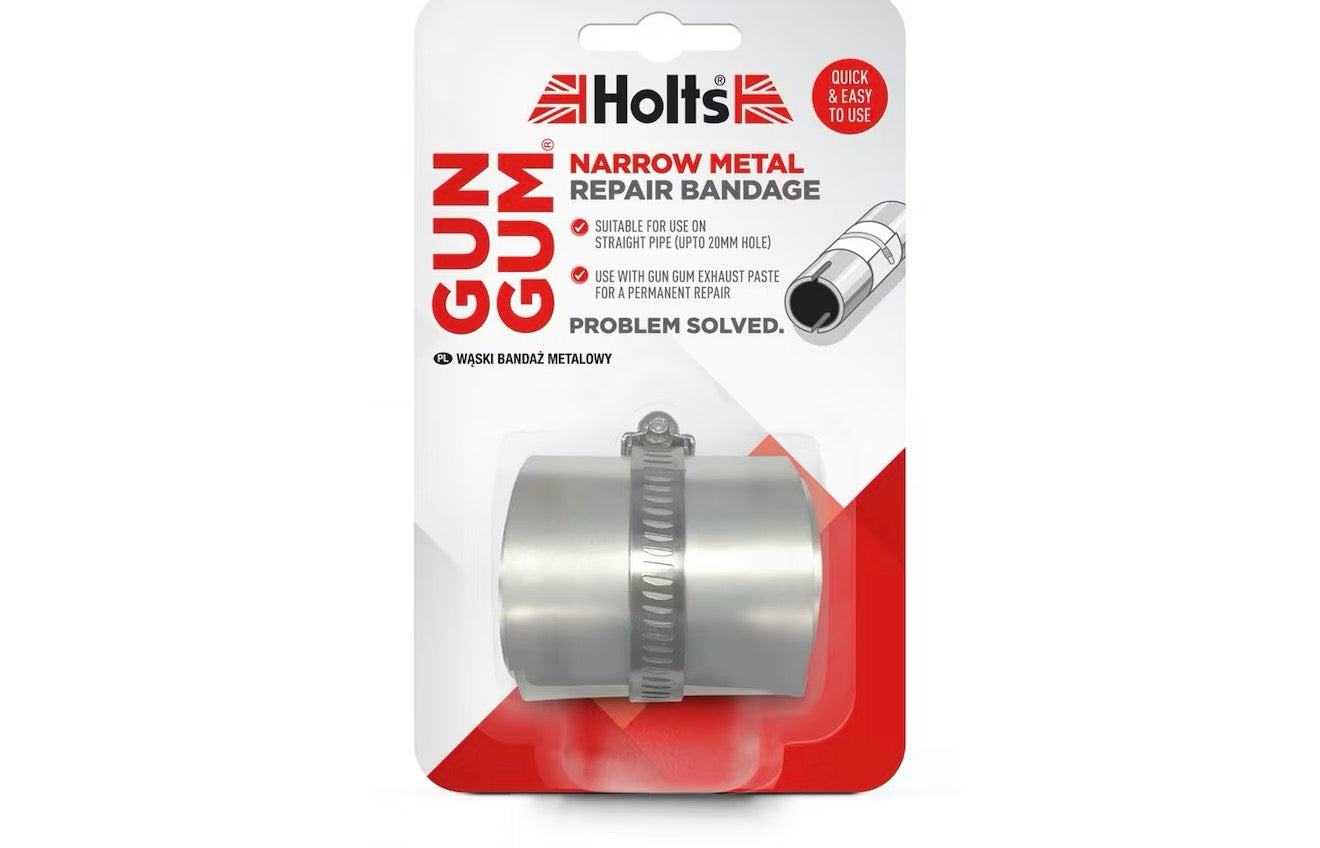 HOLTS GUN GUM NARROW METAL REPAIR BANDAGE