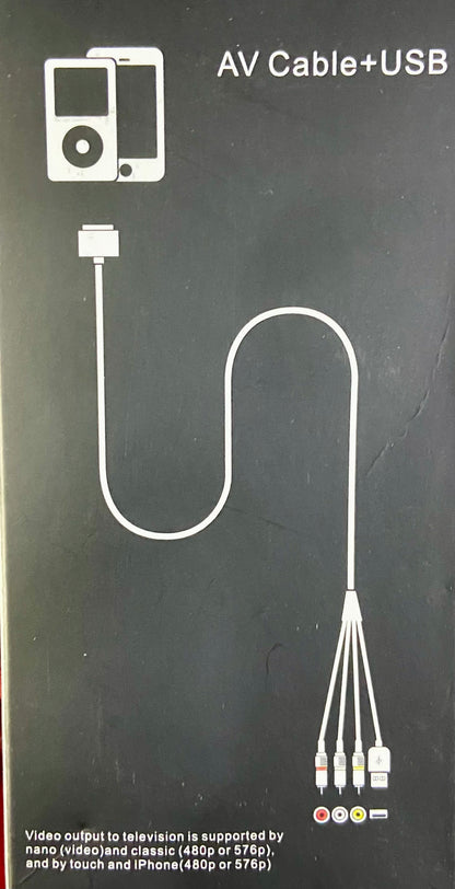 CÂBLE AV + USB