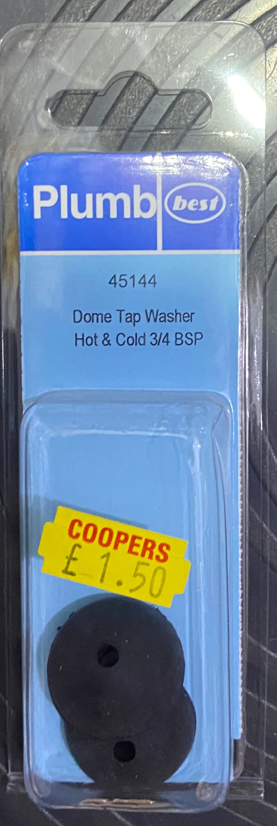 RONDELLE DE ROBINET PLUMB DOME CHAUD & FROID 3/4 BSP