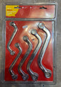 AMTECH 5pc S-SHAPED SPANNER SET