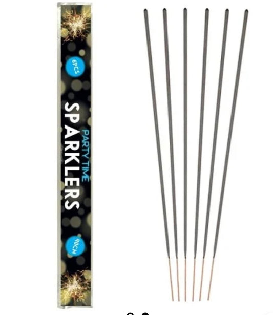 PARTY TIME SPARKLERS 6pcs 40cm