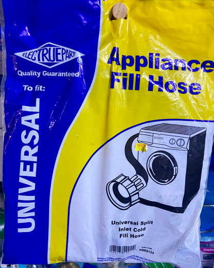 ELECTRUEPART APPLIANCE FILL HOSE UNIVERSAL SPLIT INLET COLD