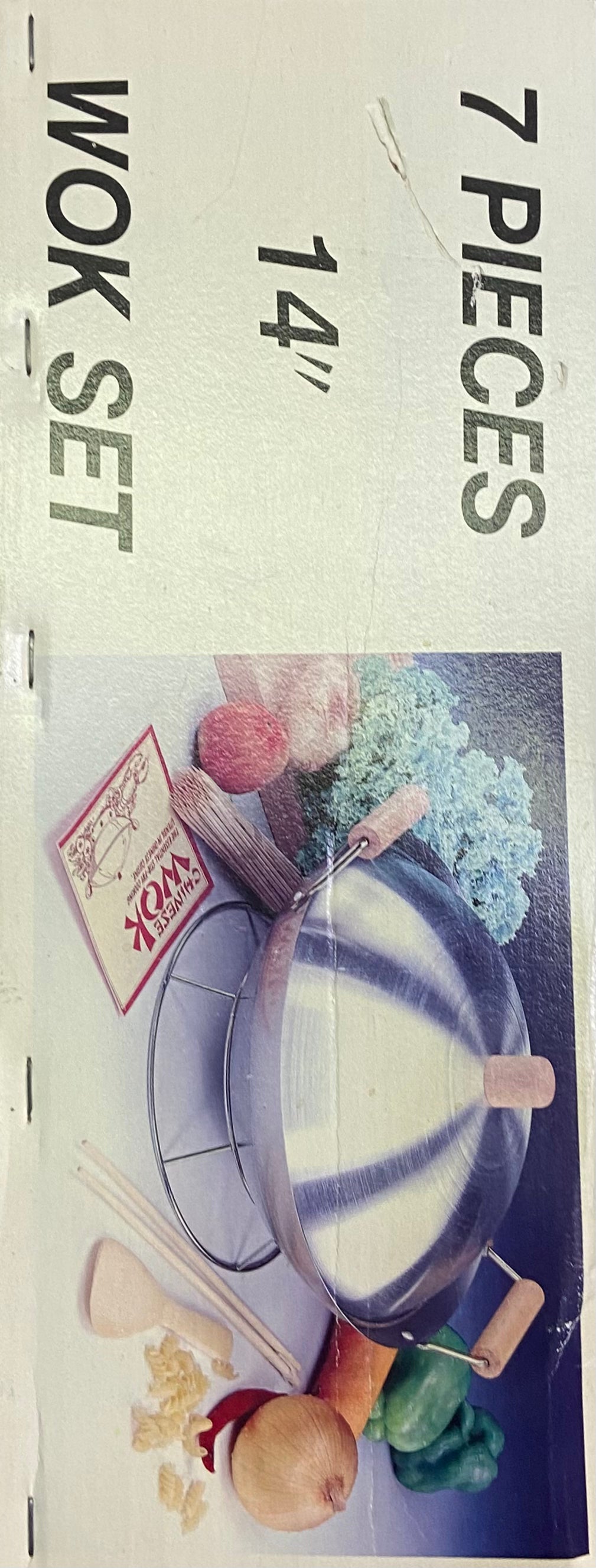 KIT WOK 7 PIÈCES 35,5 CM