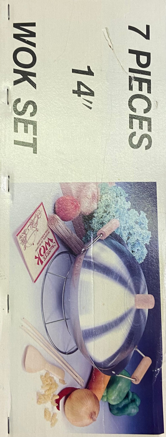 KIT WOK 7 PIÈCES 35,5 CM