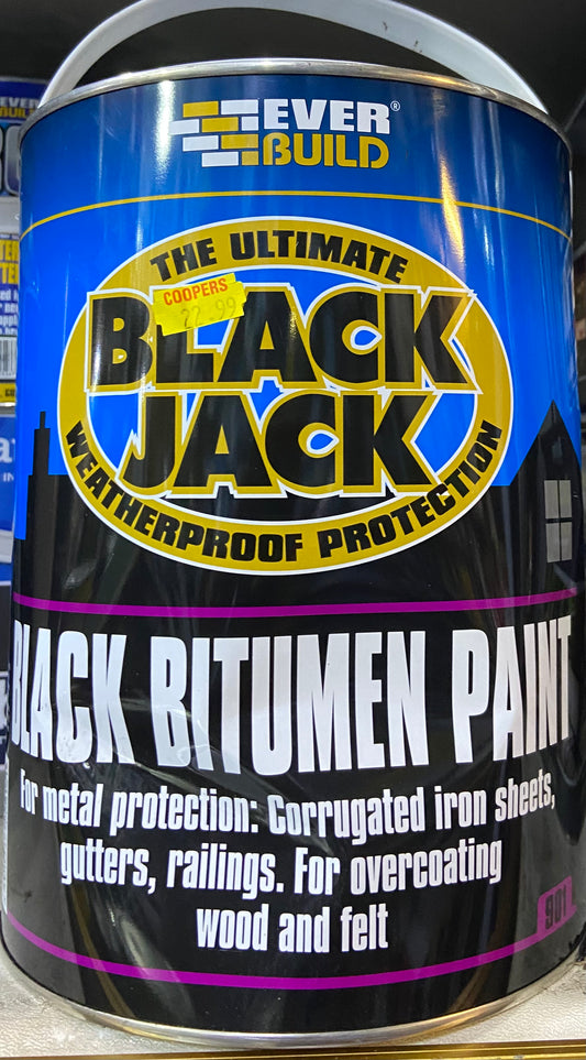 PEINTURE BITUMINEUSE NOIRE EVER BUILD 5L