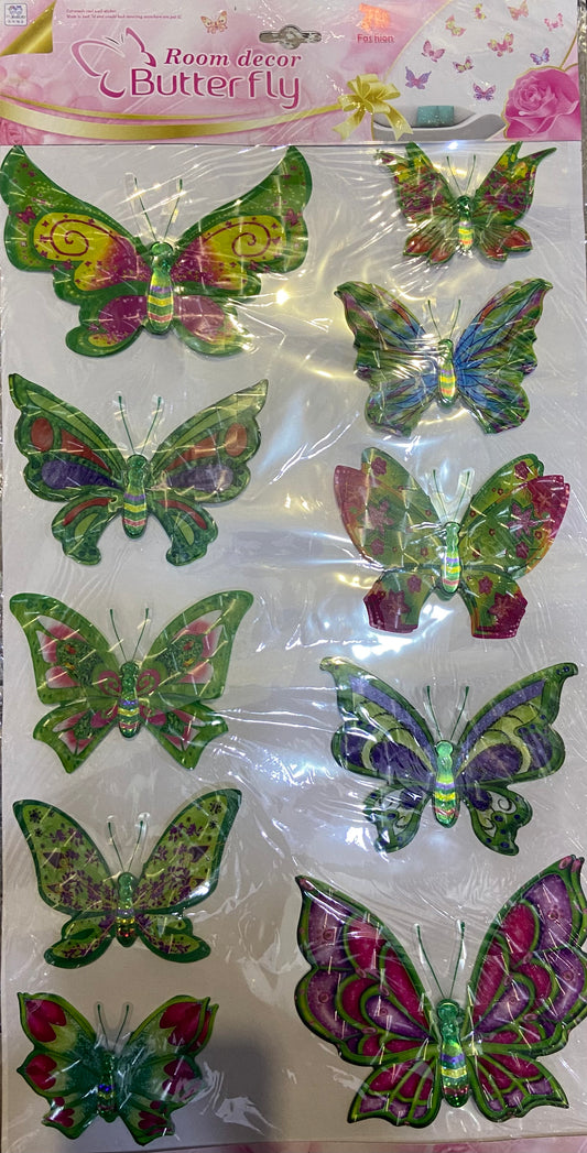 ROOM DECORE BUTTERFLY STICKERS