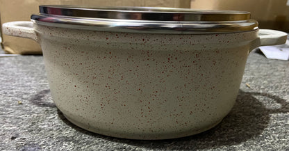 GRANITE COASTING COOKING POD 20cm CASSEROLE 9.4L
