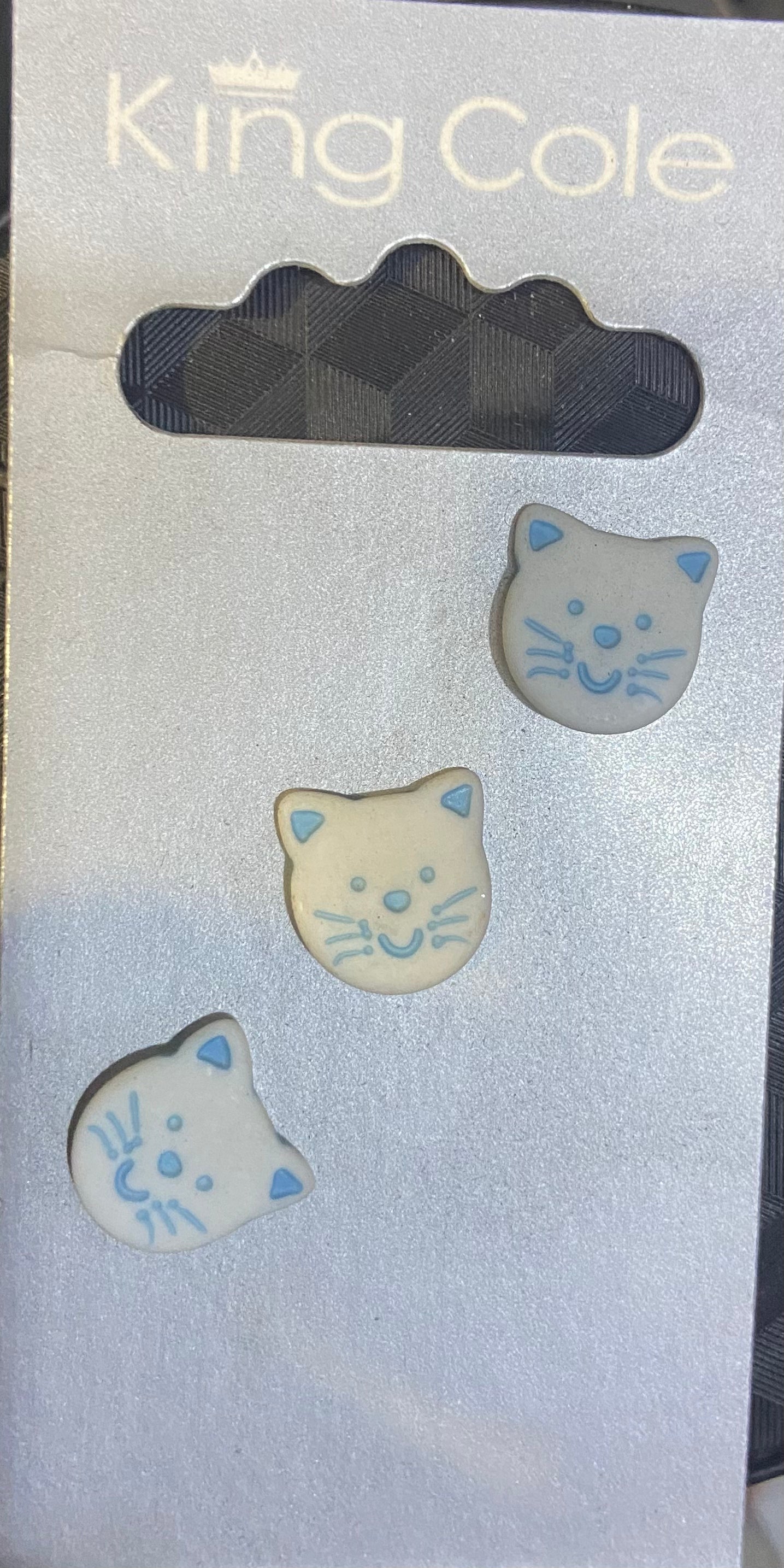 KING COLE BUTTON x3