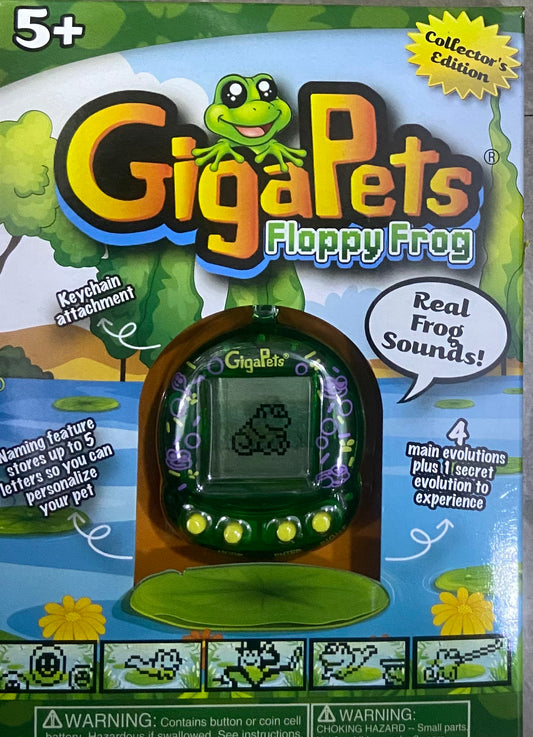 GIGAPETS GRENOUILLE EN CAOUTCHOUC