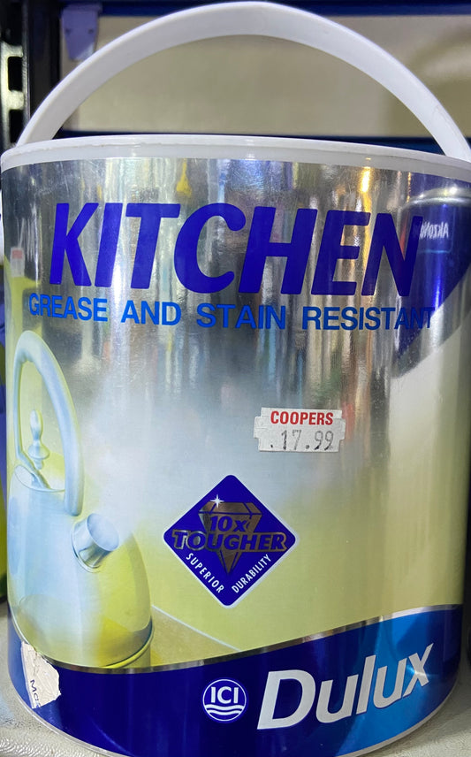 DULUX KITCHEN GREASE AND STAIN RESISTANT 2.5L