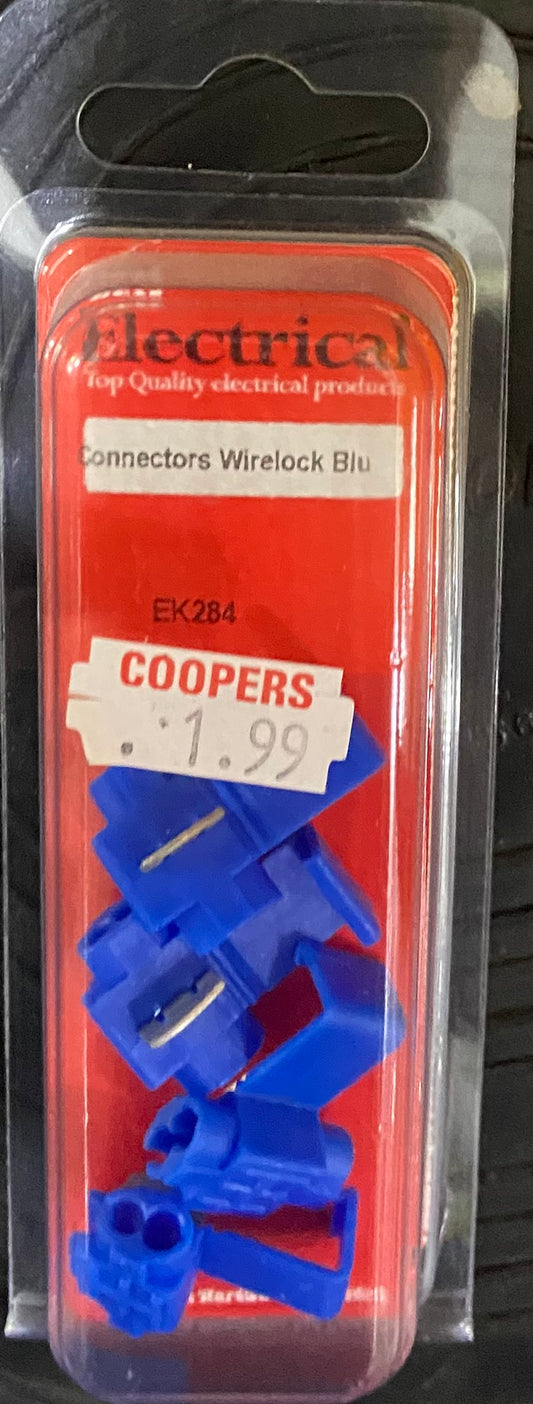 CONNECTORS WIRELOCK BLUE