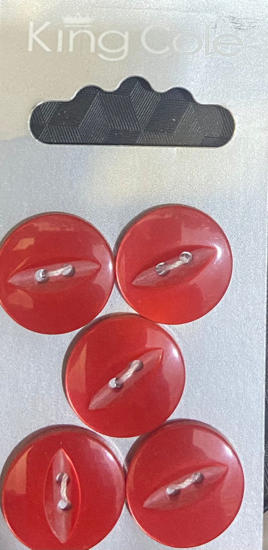 KING COLE BUTTON X5