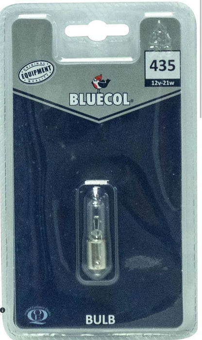BLUECOL 435 H21W MINI HALOGEN BULB  12v-21w