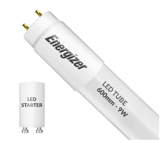 TUBE LED T8 ENERGIZER 2 PIEDS 9W